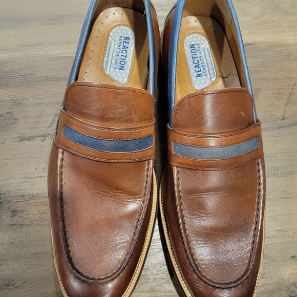 Kenneth Cole reaction men's shoes size 12 brown classy brown - Picture 2 of 4